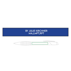 Engravable Brass Ballpoint Pen with Gripper — Personalized Professional Gift