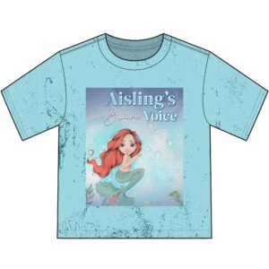 Mermaid Kids T‑Shirt — "Aisling's Brave Voice" Personalized Youth Tee
