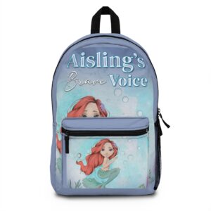 Personalized 'Aisling's Brave Voice' Kids Backpack - Mermaid Design
